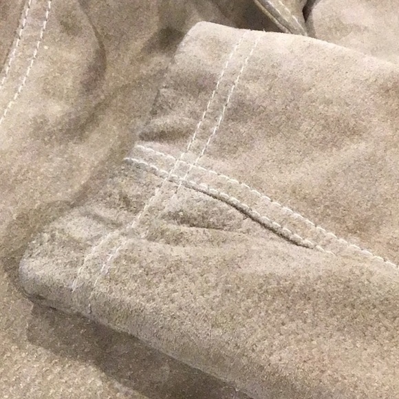 VINTAGE Sears tan suede fitted jacket small - Picture 10 of 10